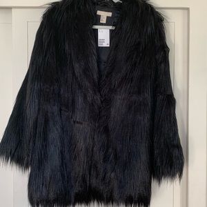 Faux fur jacket